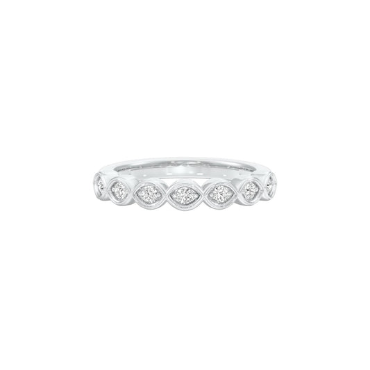 DLR001451 18 KT / White Gold / 22