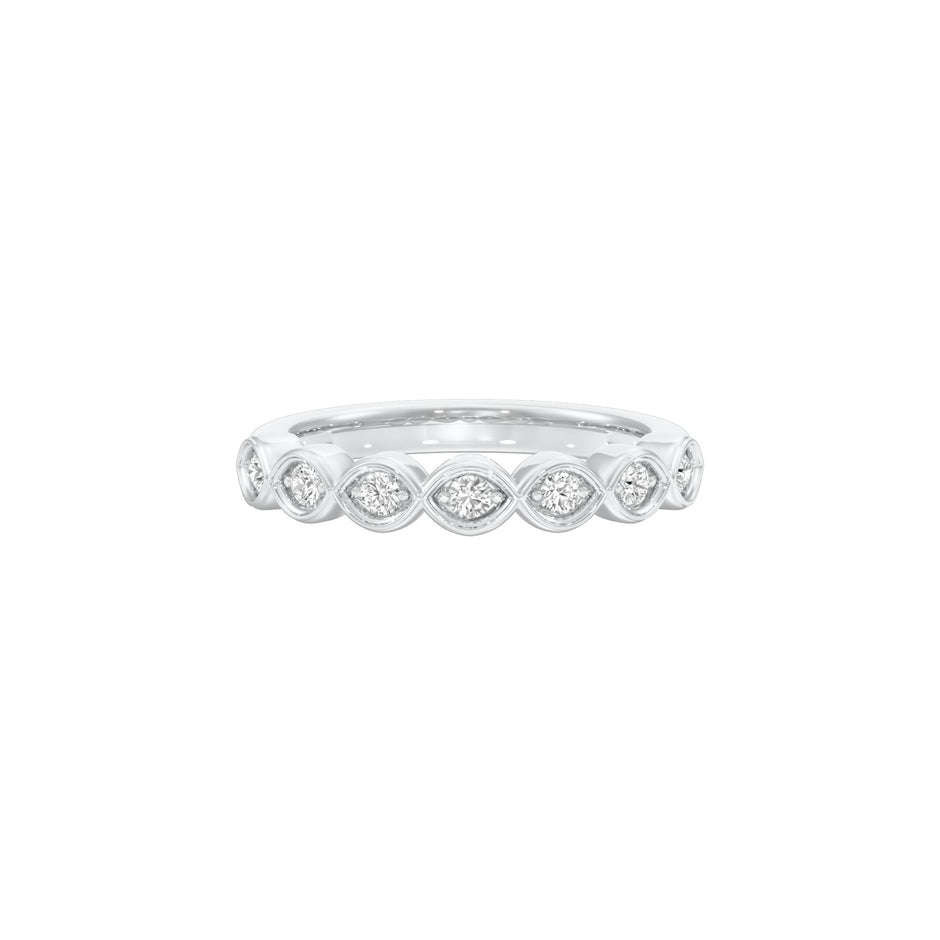 DLR001451 18 KT / White Gold / 22
