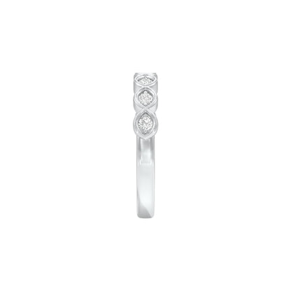 DLR001451 18 KT / White Gold / 22