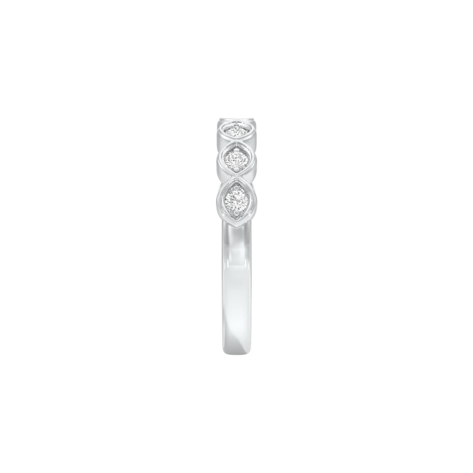 DLR001451 18 KT / White Gold / 22