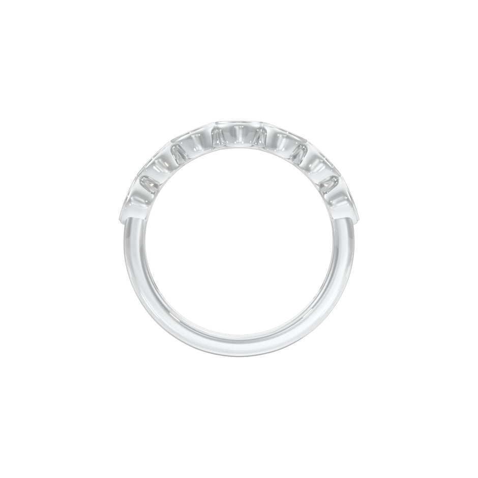 DLR001451 18 KT / White Gold / 22