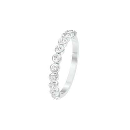 DLR001452 18 KT / White Gold / 22