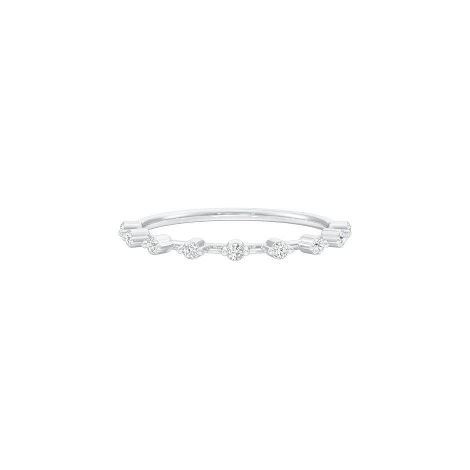 DLR001453 18 KT / White Gold / 22