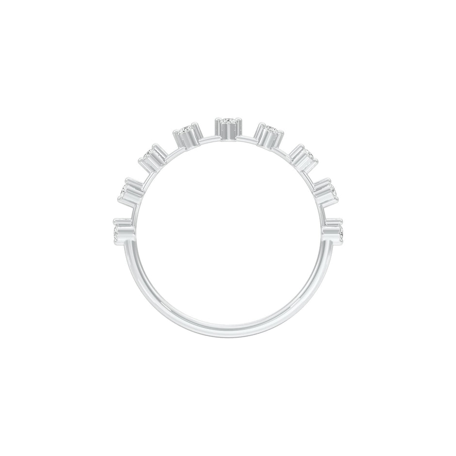 DLR001453 18 KT / White Gold / 22