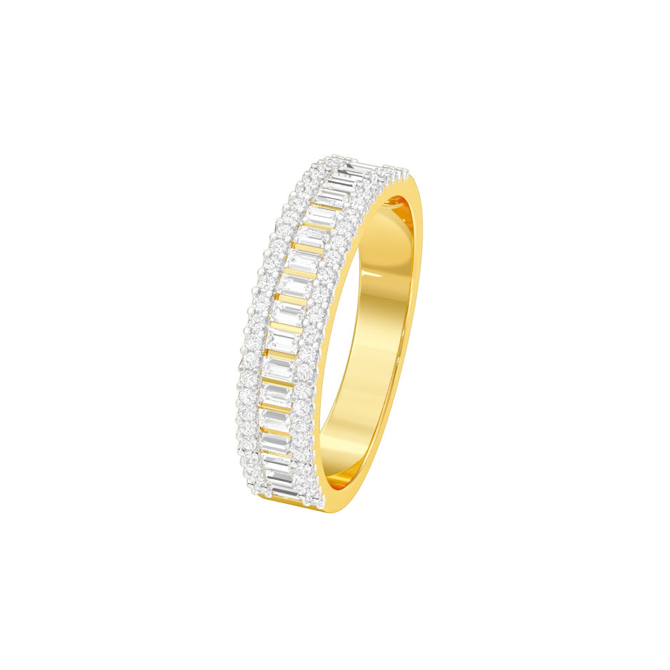 Gleam Drop Diamond Band Ring
