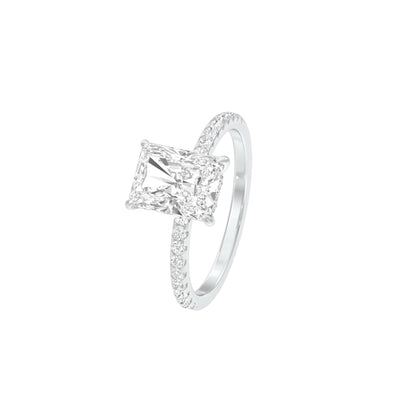 DLR001456 18 KT / White Gold / 22