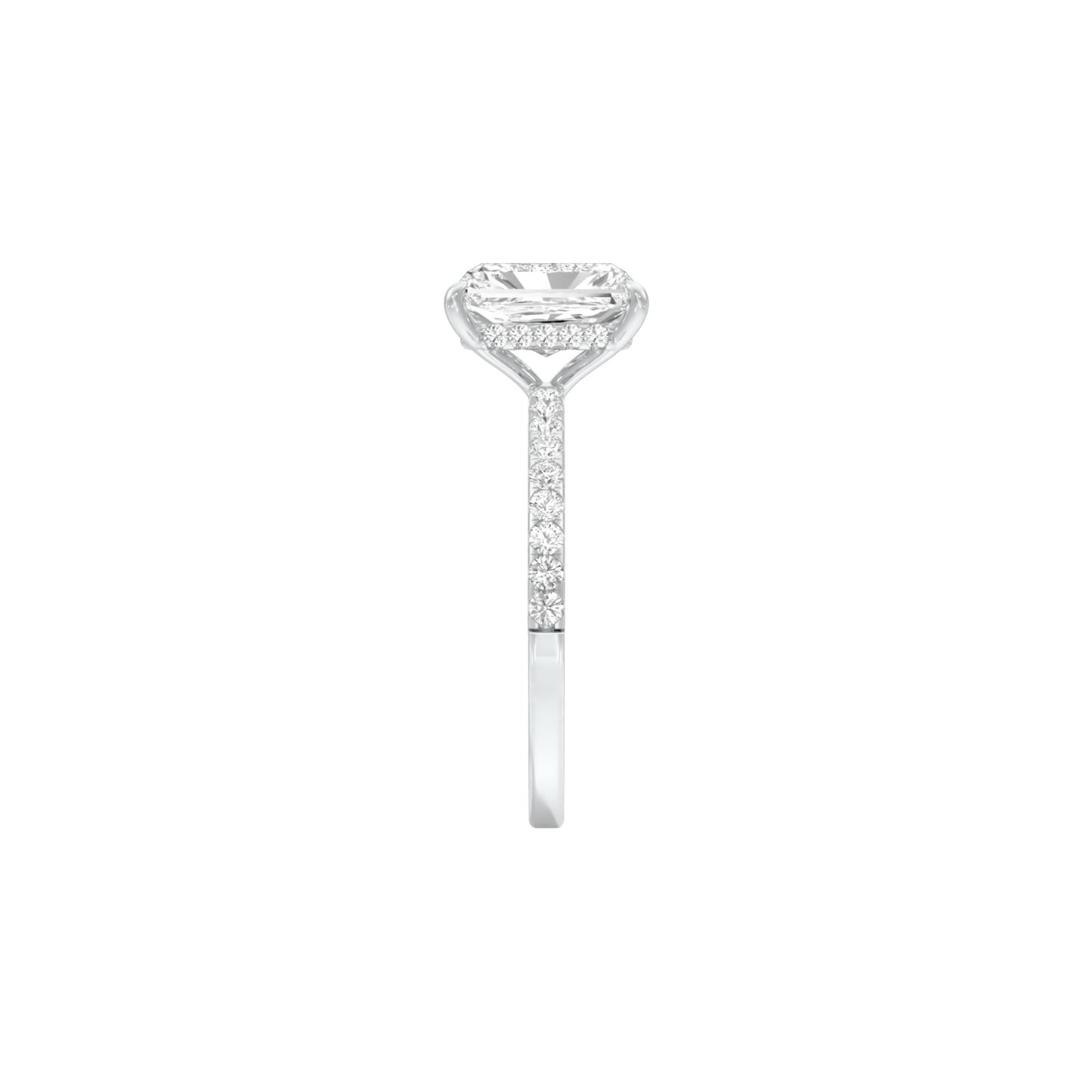 DLR001456 18 KT / White Gold / 22