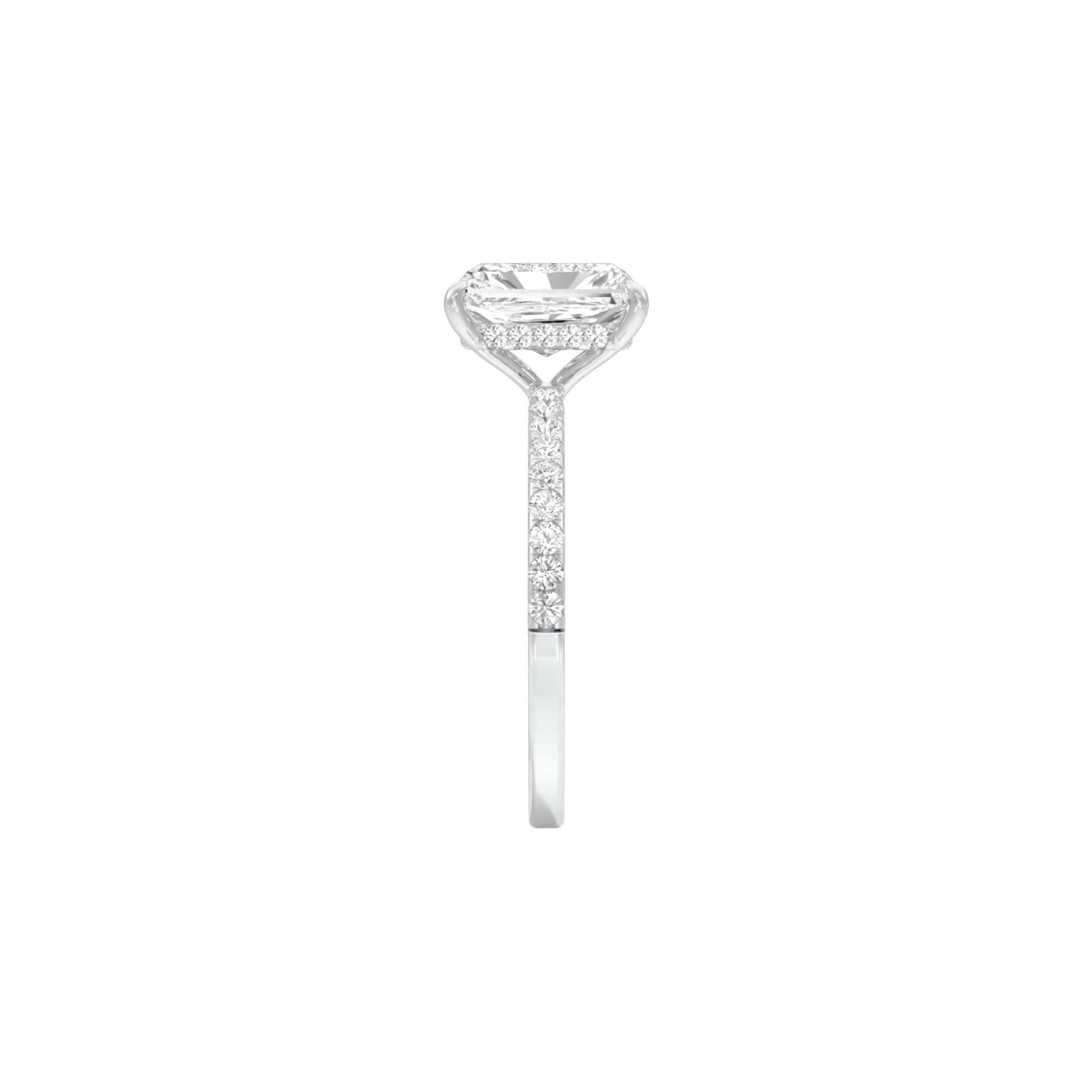 DLR001456 18 KT / White Gold / 22