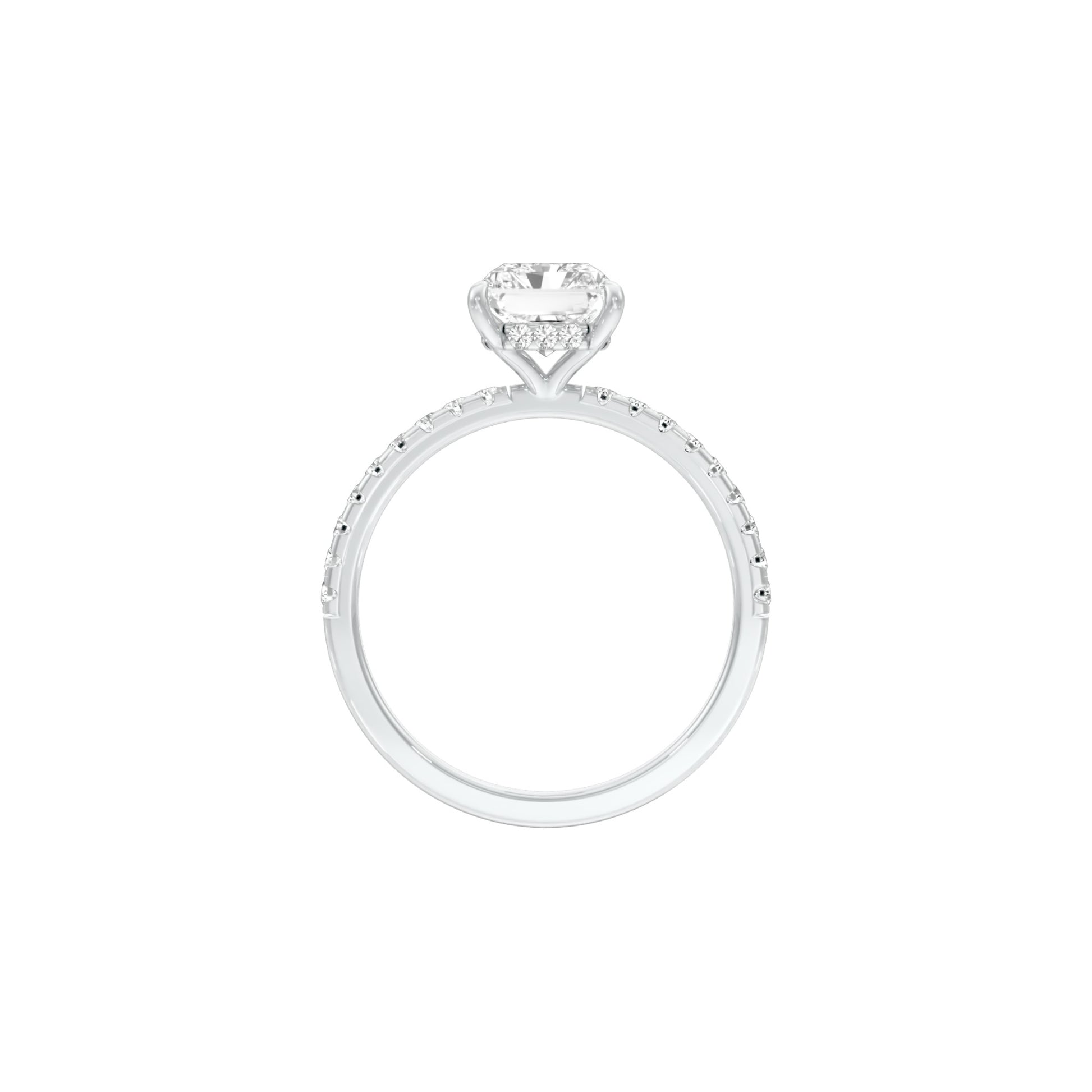 DLR001456 18 KT / White Gold / 22