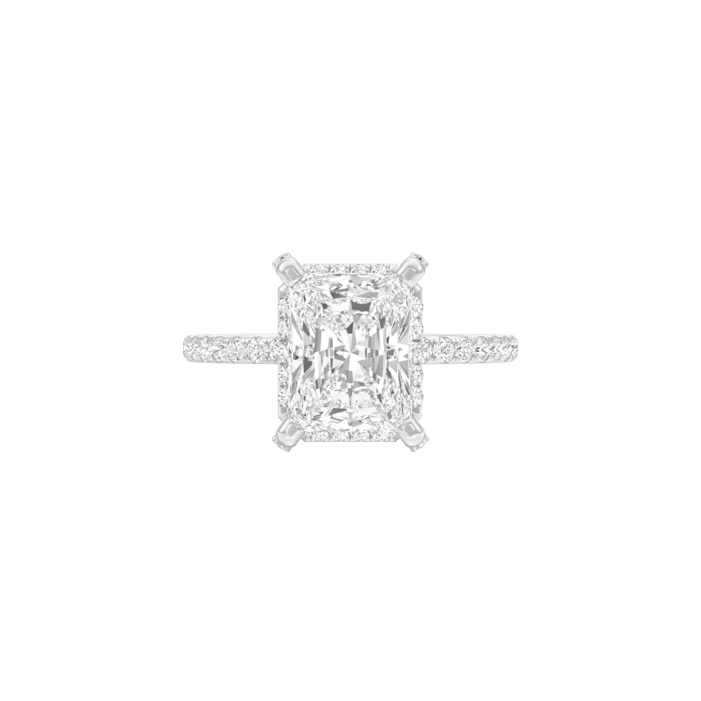 DLR001457 18 KT / White Gold / 22