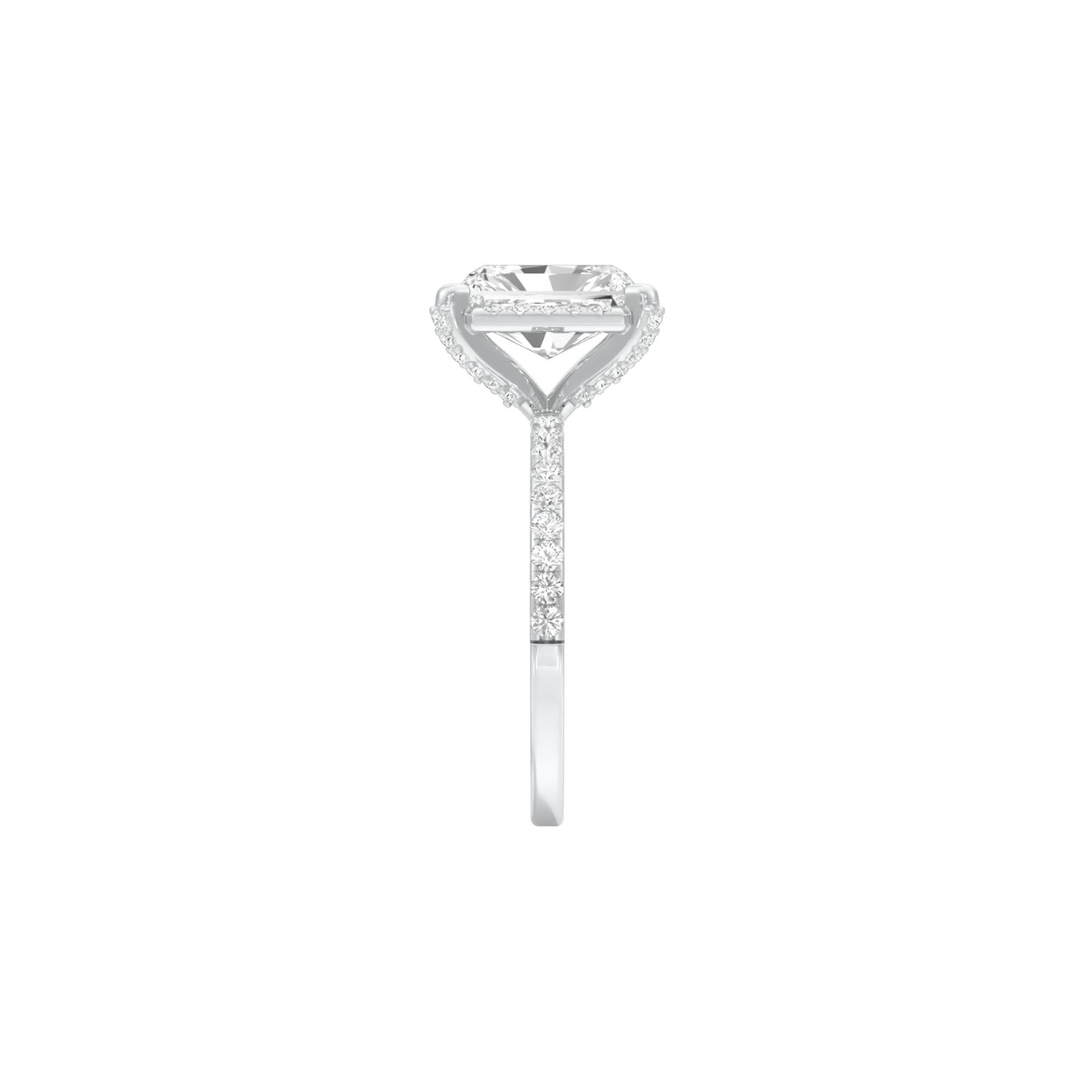 DLR001457 18 KT / White Gold / 22