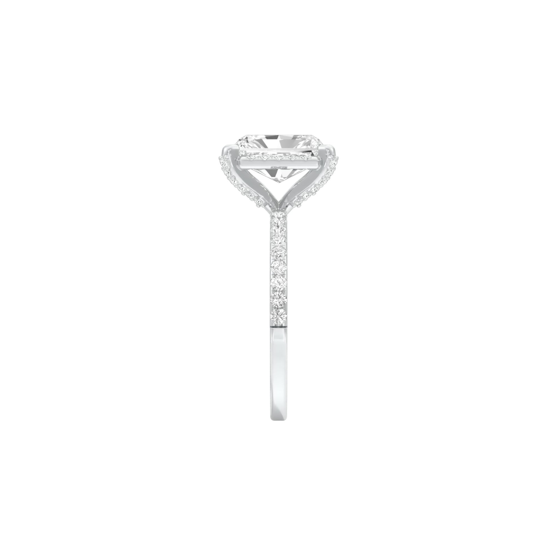 DLR001457 18 KT / White Gold / 22