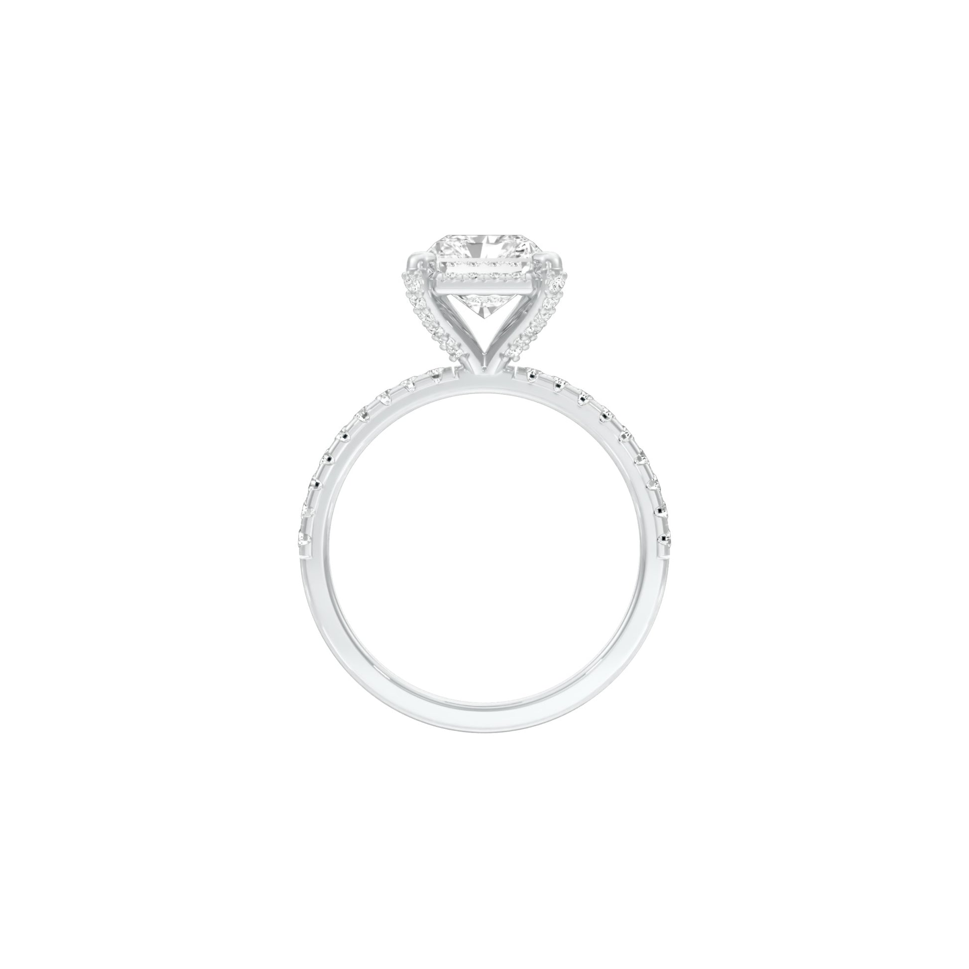 DLR001457 18 KT / White Gold / 22