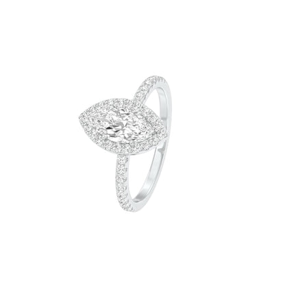 DLR001459 18 KT / White Gold / 22