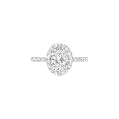 DLR001461 18 KT / White Gold / 22