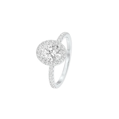 DLR001461 18 KT / White Gold / 22