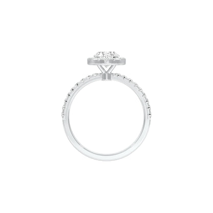 DLR001461 18 KT / White Gold / 22