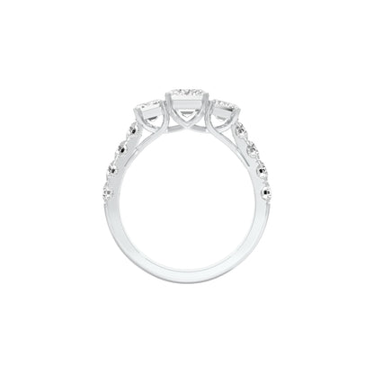 DLR001462 18 KT / White Gold / 22