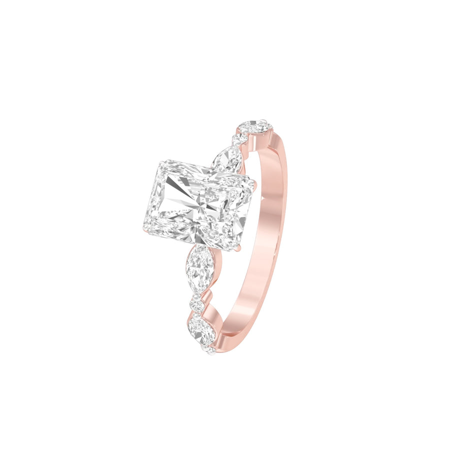 DLR001466 18 KT / Rose Gold / 22