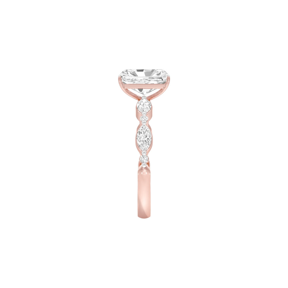 DLR001466 18 KT / Rose Gold / 22