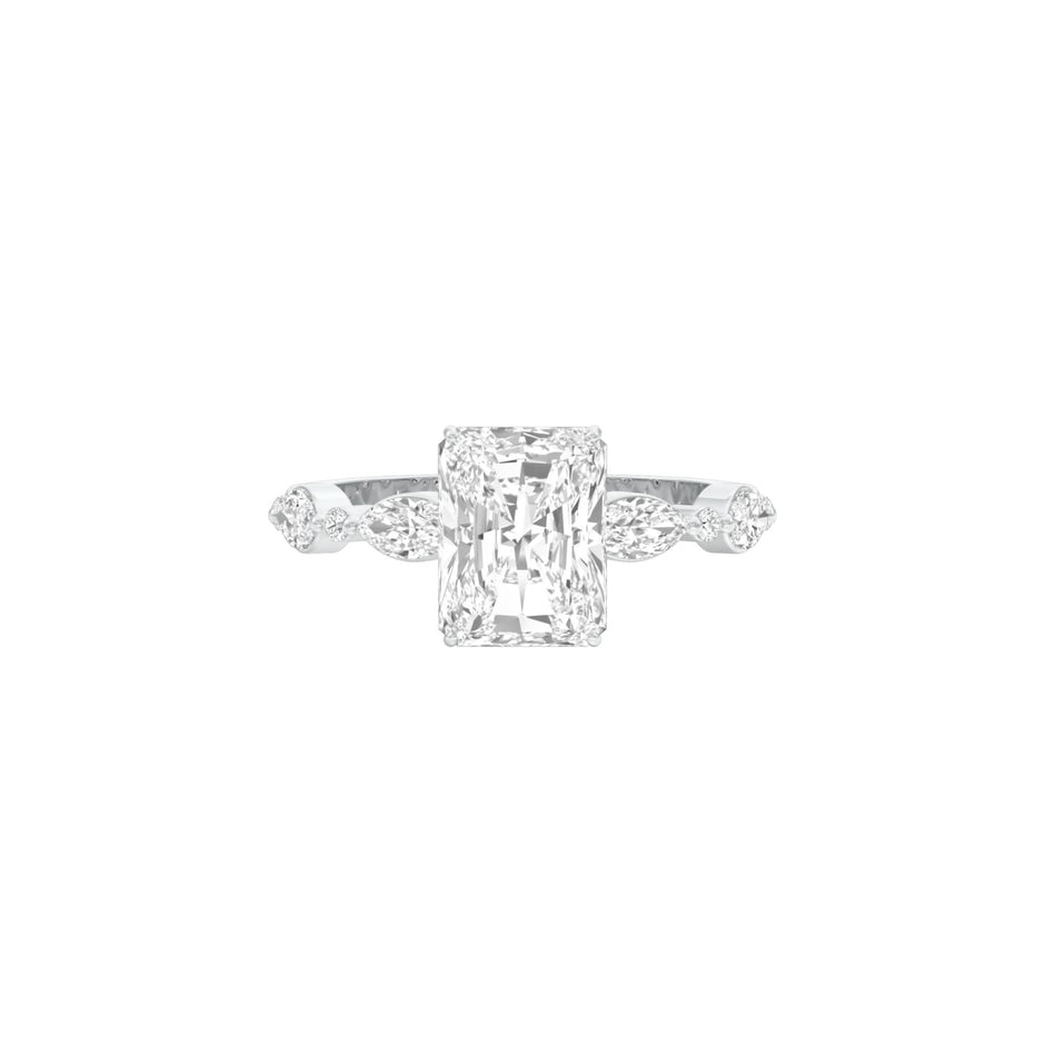 DLR001466 18 KT / White Gold / 22