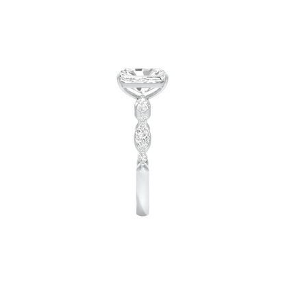 DLR001466 18 KT / White Gold / 22