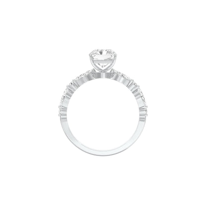 DLR001466 18 KT / White Gold / 22