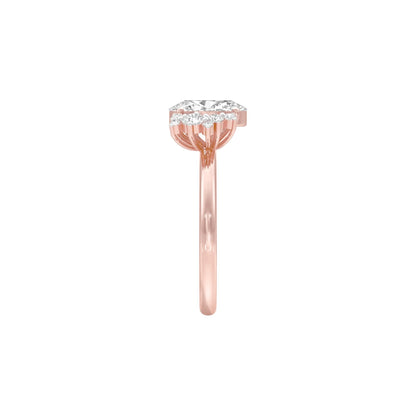 DLR001467 18 KT / Rose Gold / 22