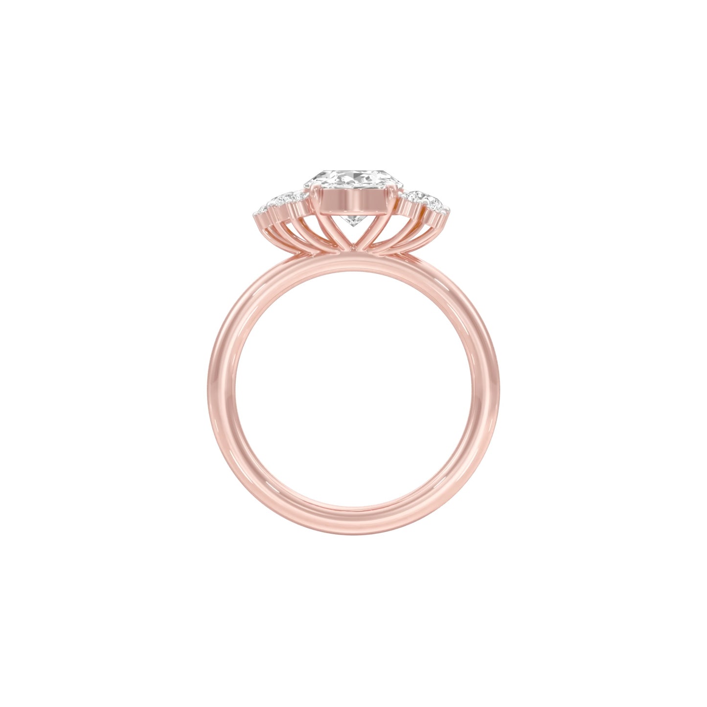 DLR001467 18 KT / Rose Gold / 22