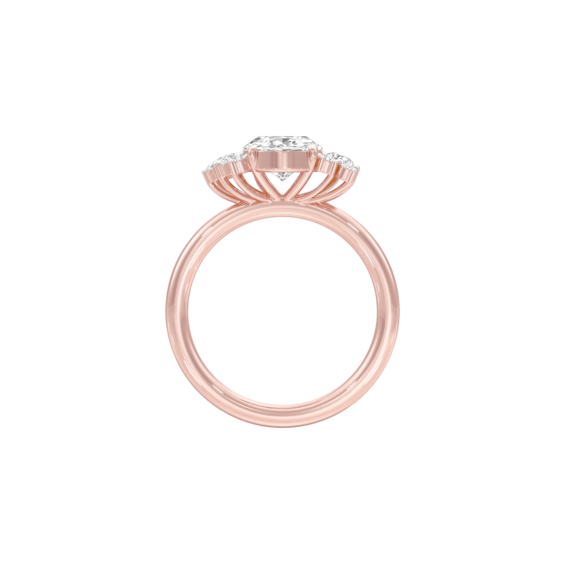 DLR001467 18 KT / Rose Gold / 22