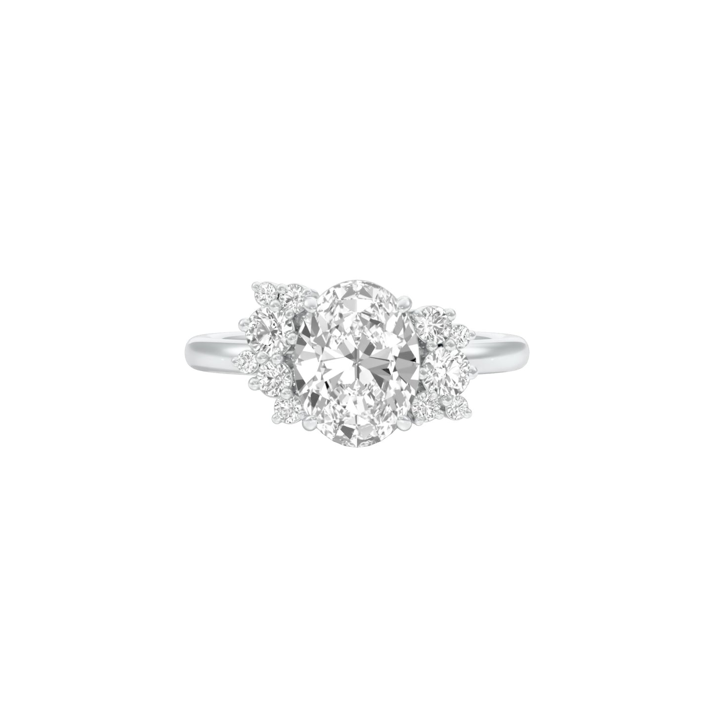 DLR001467 18 KT / White Gold / 22