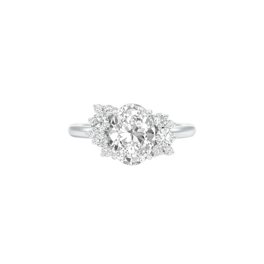 DLR001467 18 KT / White Gold / 22
