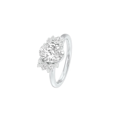 DLR001467 18 KT / White Gold / 22