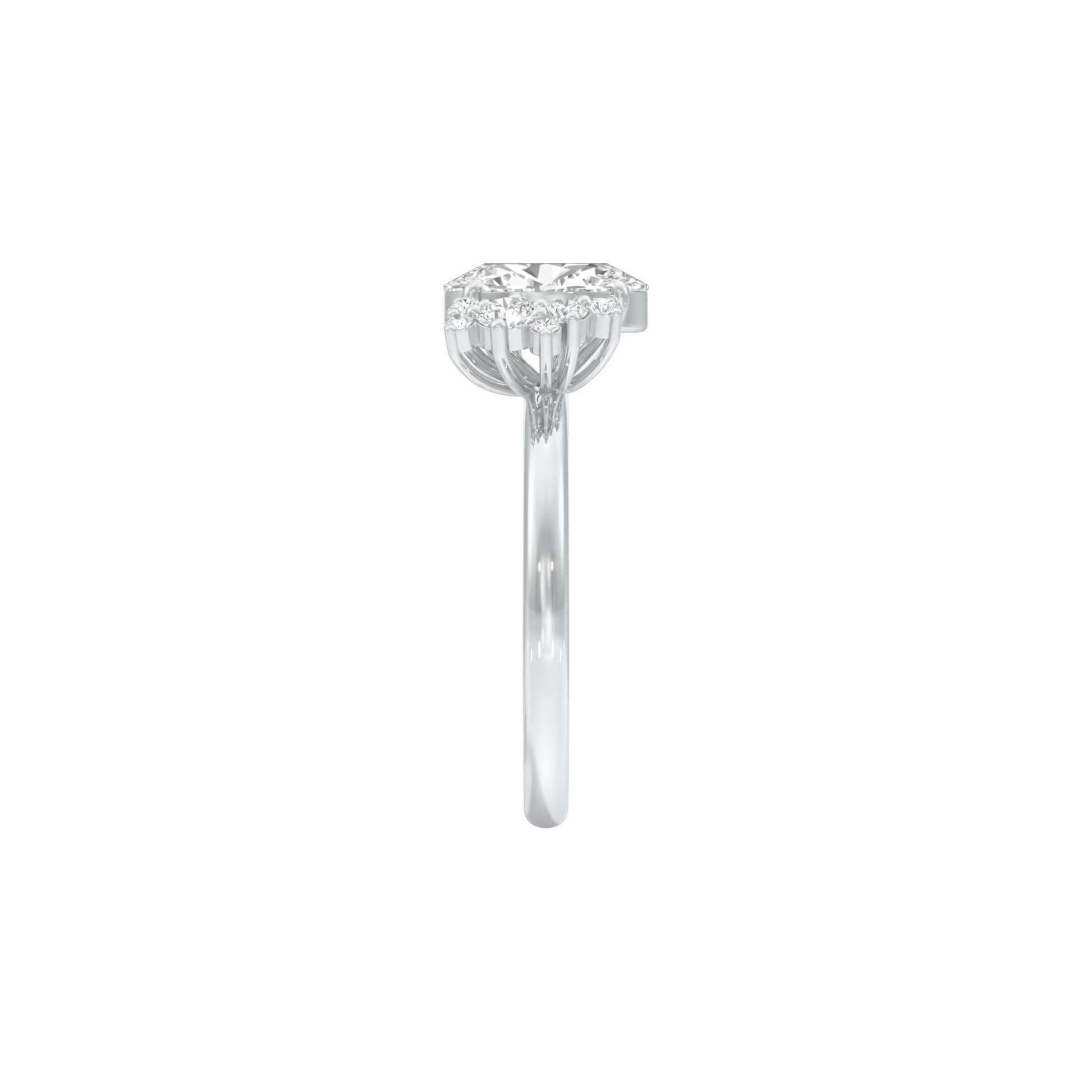 DLR001467 18 KT / White Gold / 22