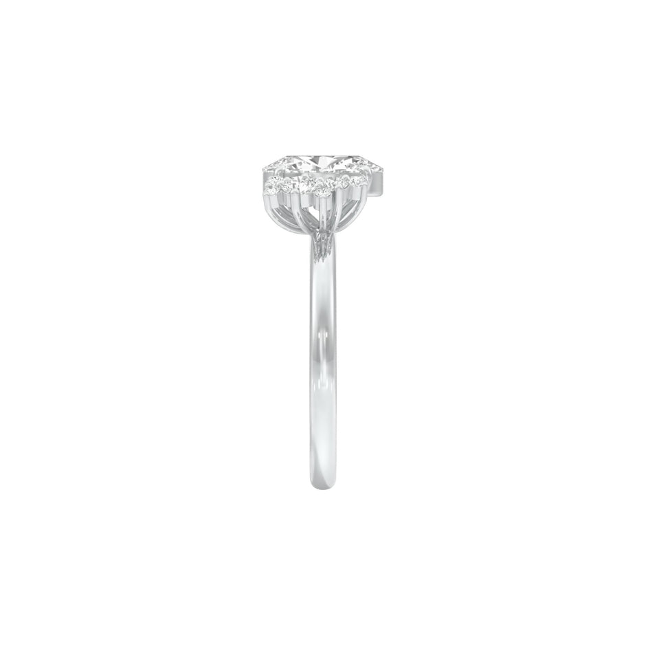 DLR001467 18 KT / White Gold / 22