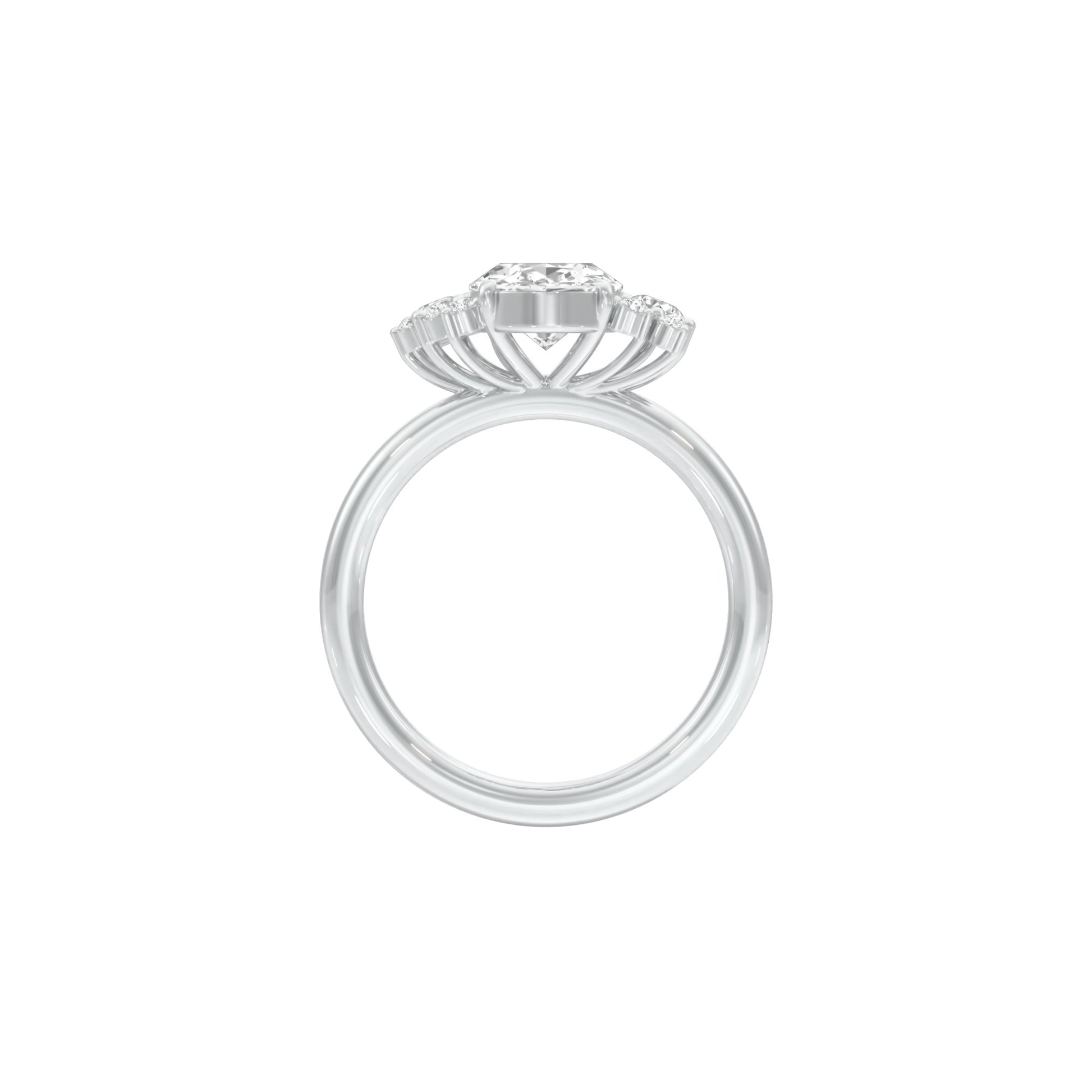 DLR001467 18 KT / White Gold / 22
