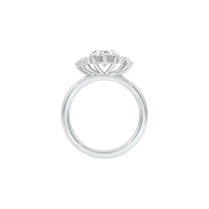 DLR001467 18 KT / White Gold / 22