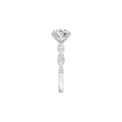 DLR001468 18 KT / White Gold / 22