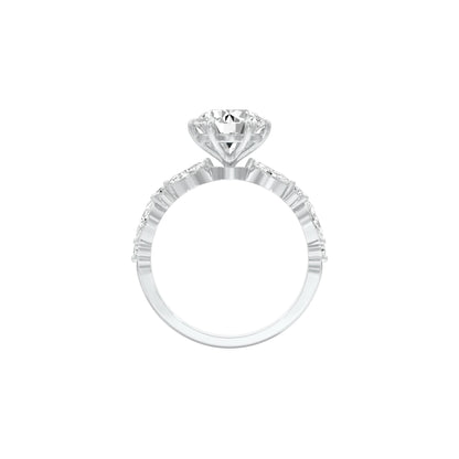 DLR001468 18 KT / White Gold / 22