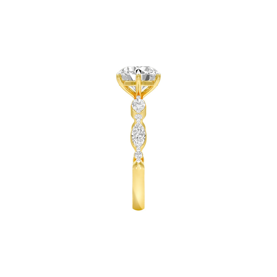 DLR001468 18 KT / Yellow Gold / 22