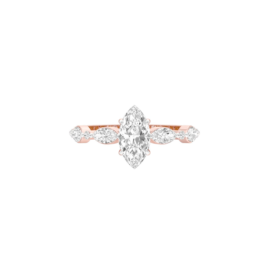 DLR001469 18 KT / Rose Gold / 22