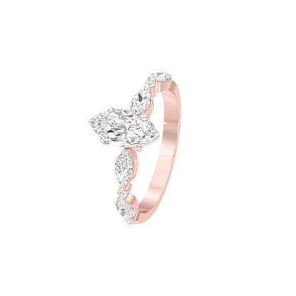 DLR001469 18 KT / Rose Gold / 22