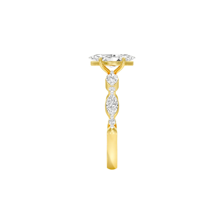 DLR001469 18 KT / Yellow Gold / 22