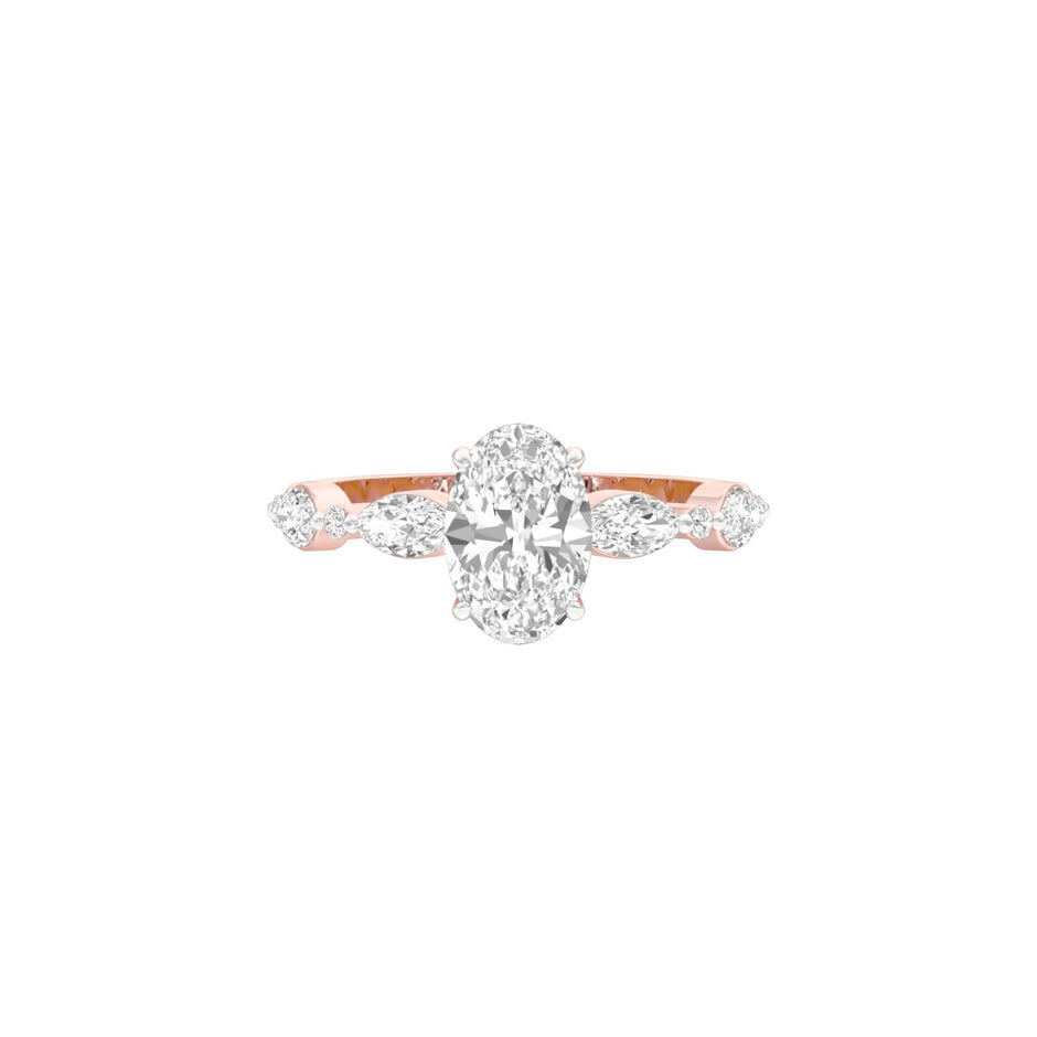 DLR001470 18 KT / Rose Gold / 22
