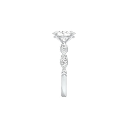 DLR001470 18 KT / White Gold / 22