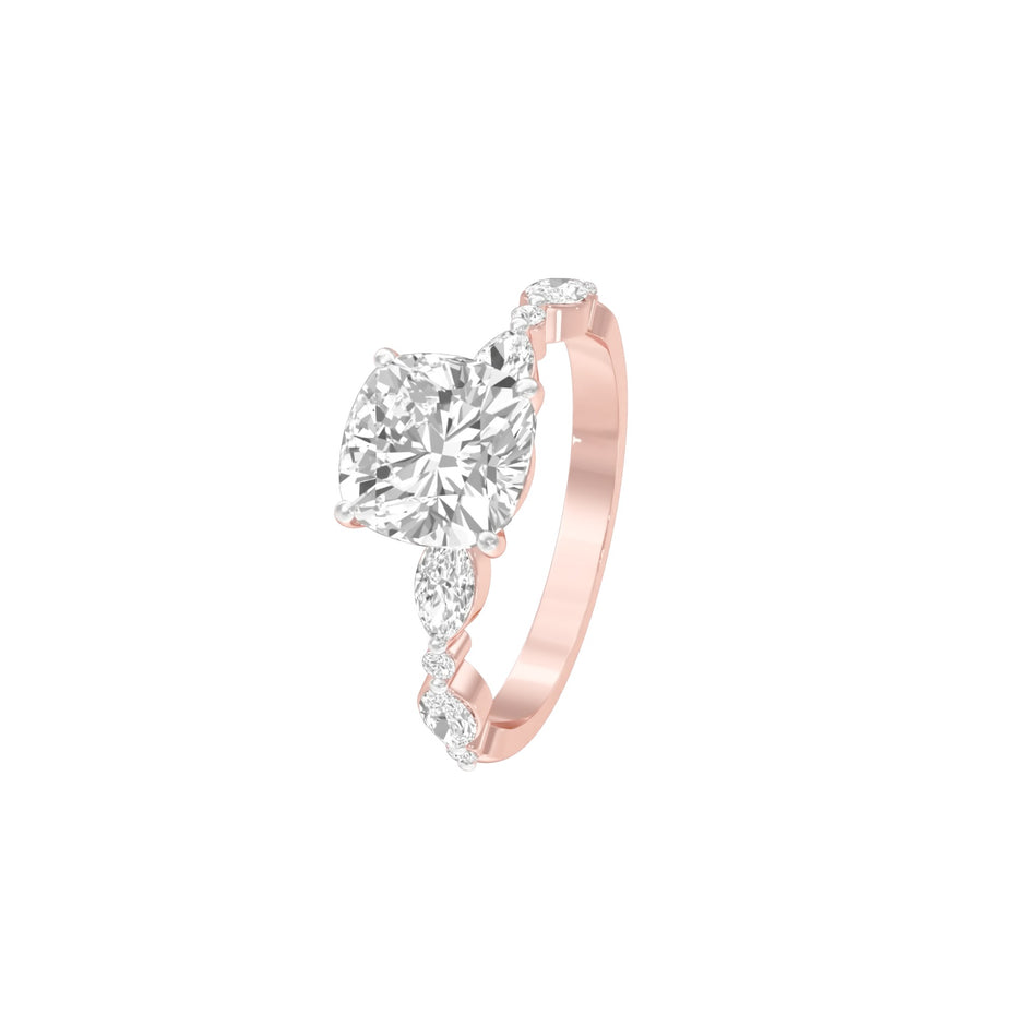 DLR001472 18 KT / Rose Gold / 22