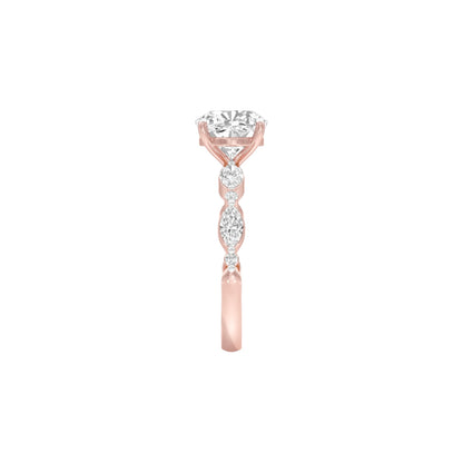 DLR001472 18 KT / Rose Gold / 22