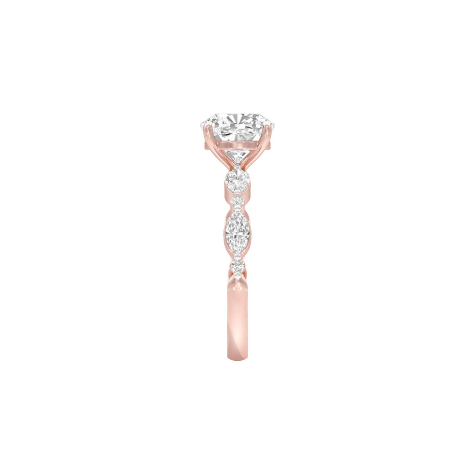 DLR001472 18 KT / Rose Gold / 22