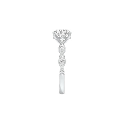 DLR001472 18 KT / White Gold / 22