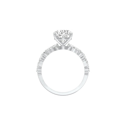 DLR001472 18 KT / White Gold / 22